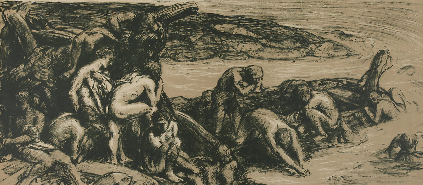 Landung Schiffbrüchiger