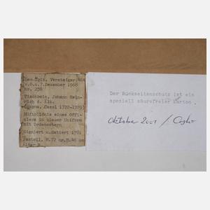 Malerfamilie Tischbein, Würdevoller Herr in Hofuniform