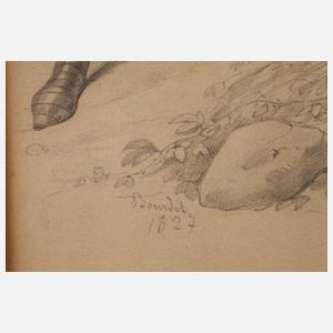 Joseph Guillaume Bourdet, Kampfszene