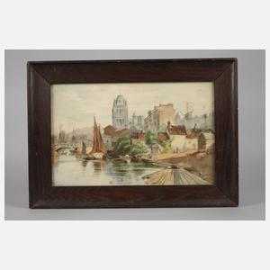 K. Dettwilen, Niederländische Stadtansicht