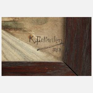 K. Dettwilen, Niederländische Stadtansicht