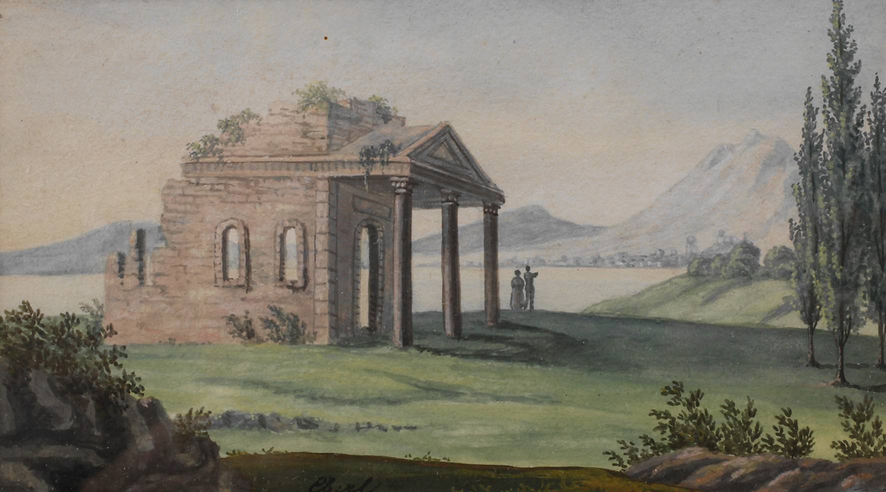 Josef Eberl, Parkruine im Salzkammergut