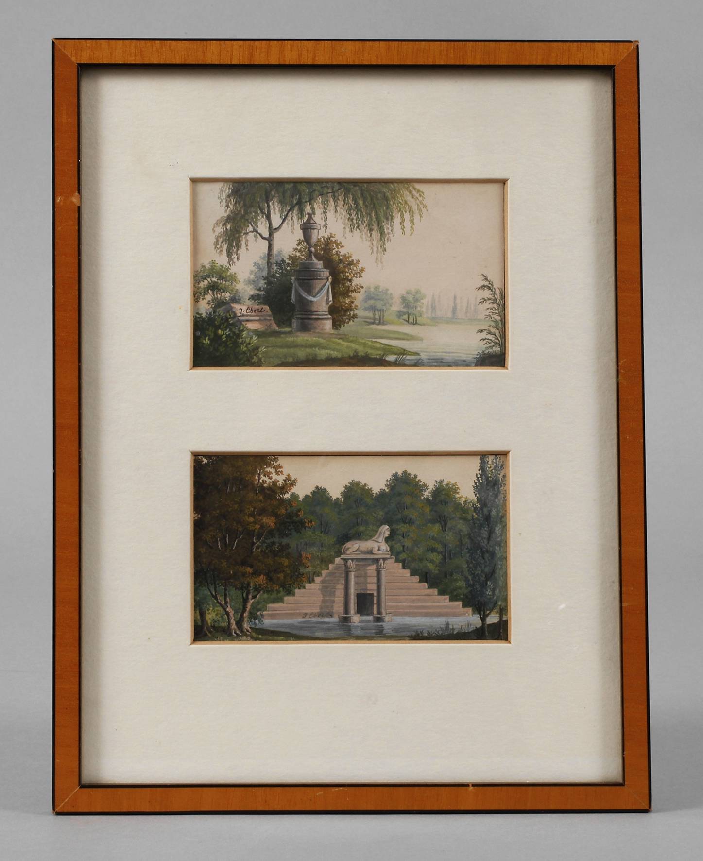 Josef Eberl, Zwei Parkansichten