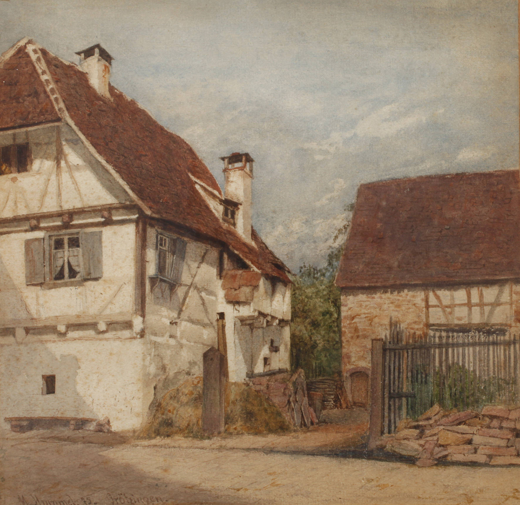 M. Hummel, Ansicht Grötzingen