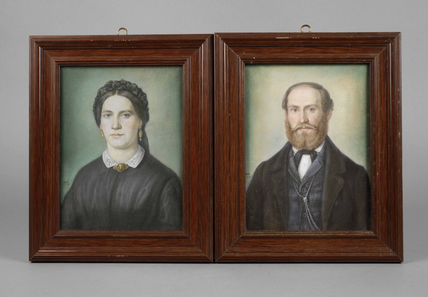 A. G. Roth, Paar Historismusportraits