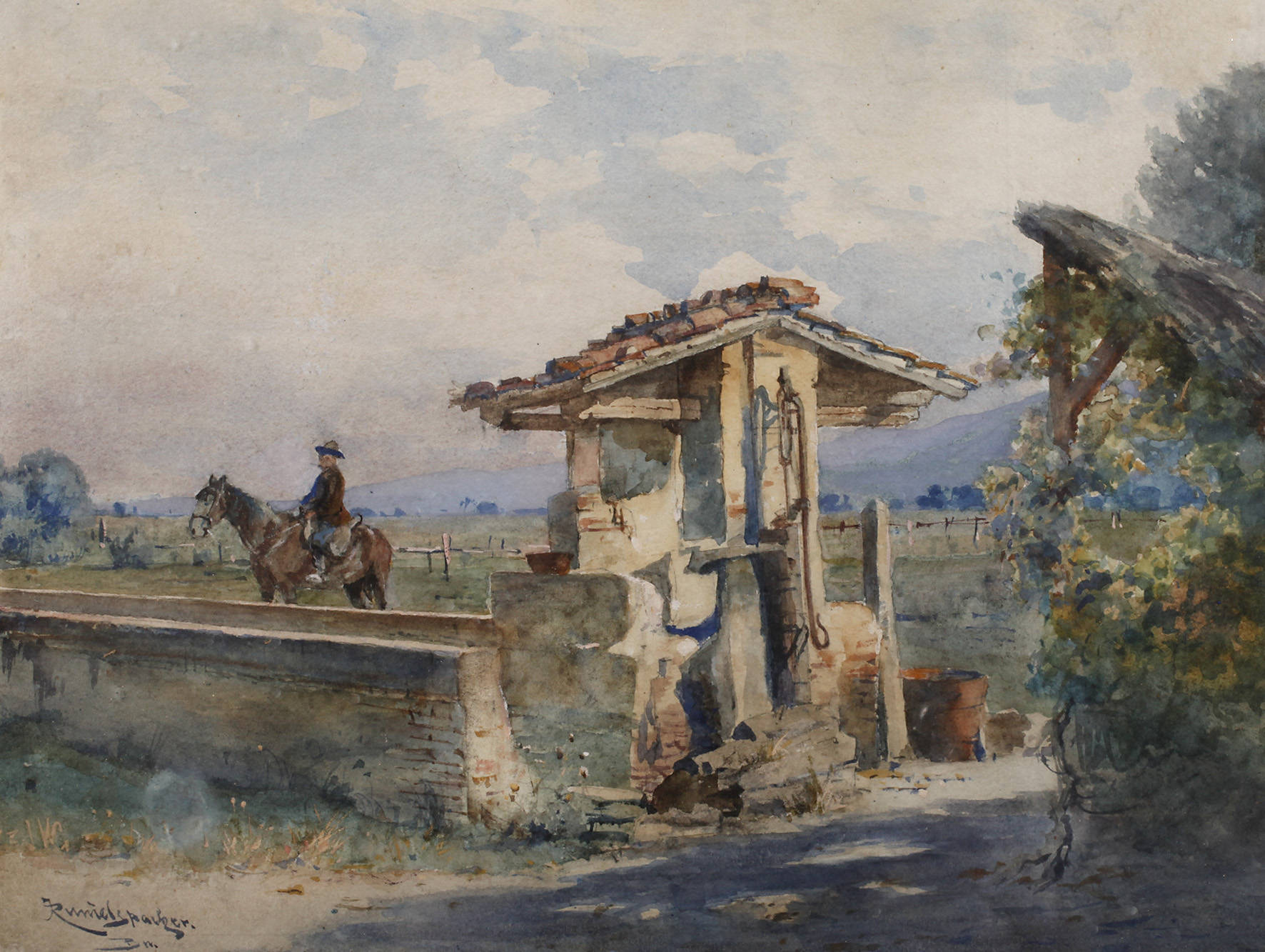 Joseph Rummelspacher, Sommer in der Puszta