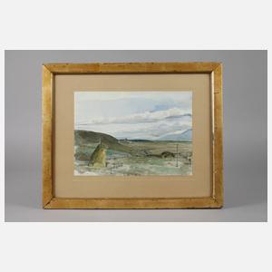 Prof. Adolph Treidler, Landschaft bei Rom