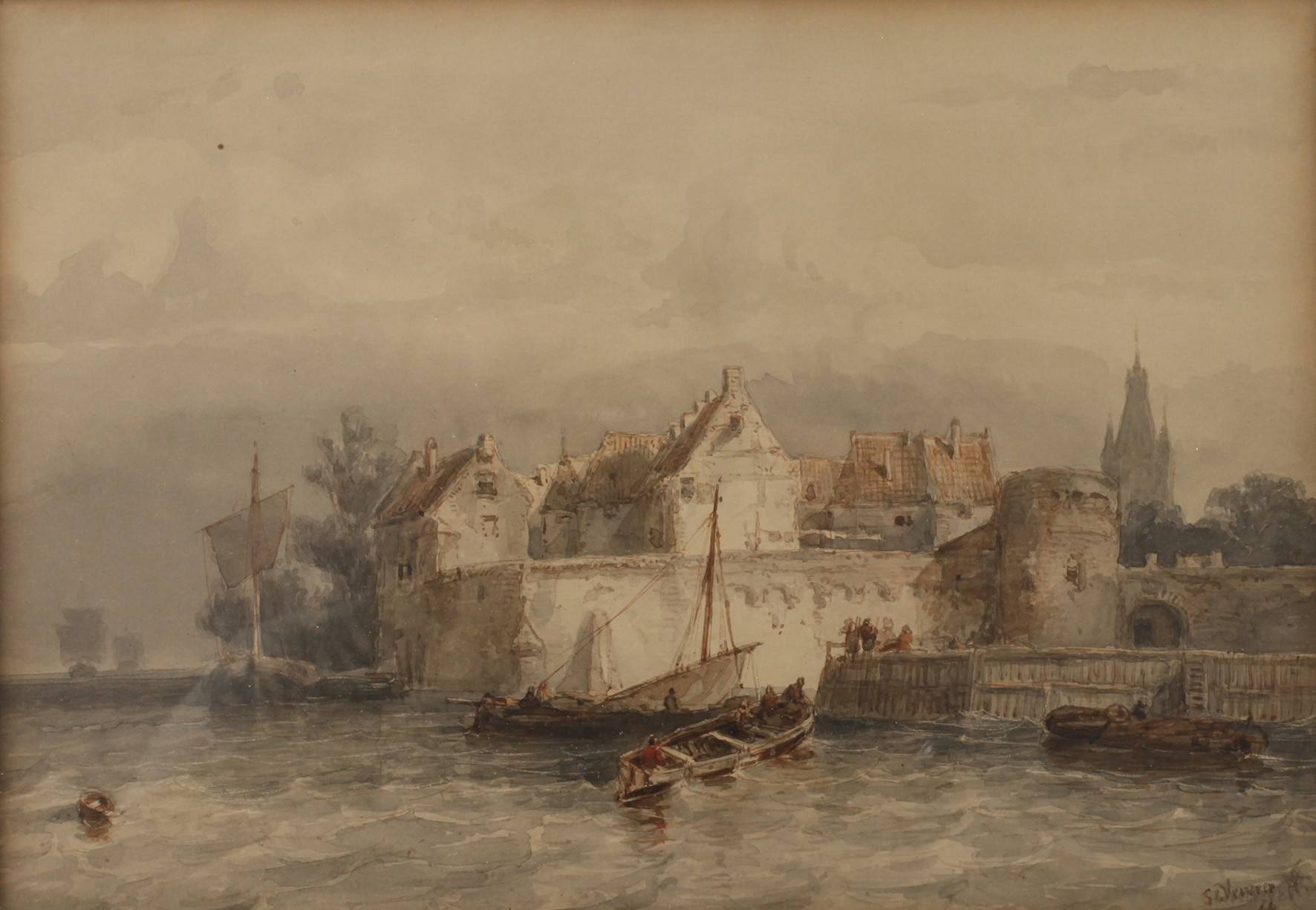 Salomon Leonardus Verveer, Küstenstadt