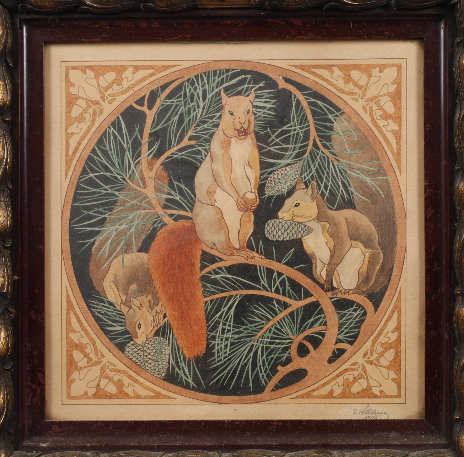 Julius Adam II, attr., Eichhörnchen