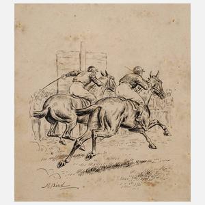 John Alexander Harrington Bird, Das Galopprennen