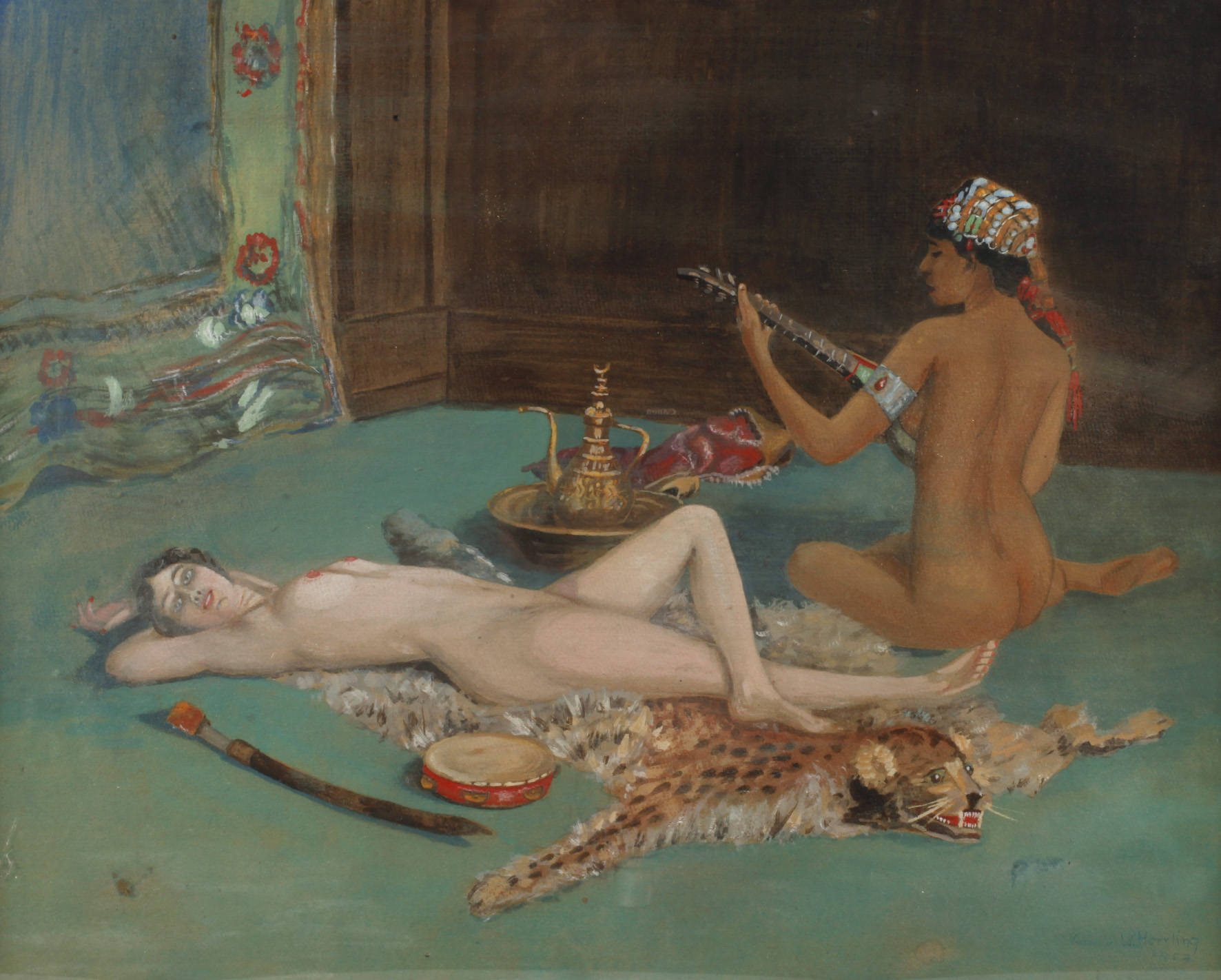 W. Herrling, Orientalische Damenakte