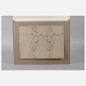 Prof. Ludwig von Hofmann, Damenakte