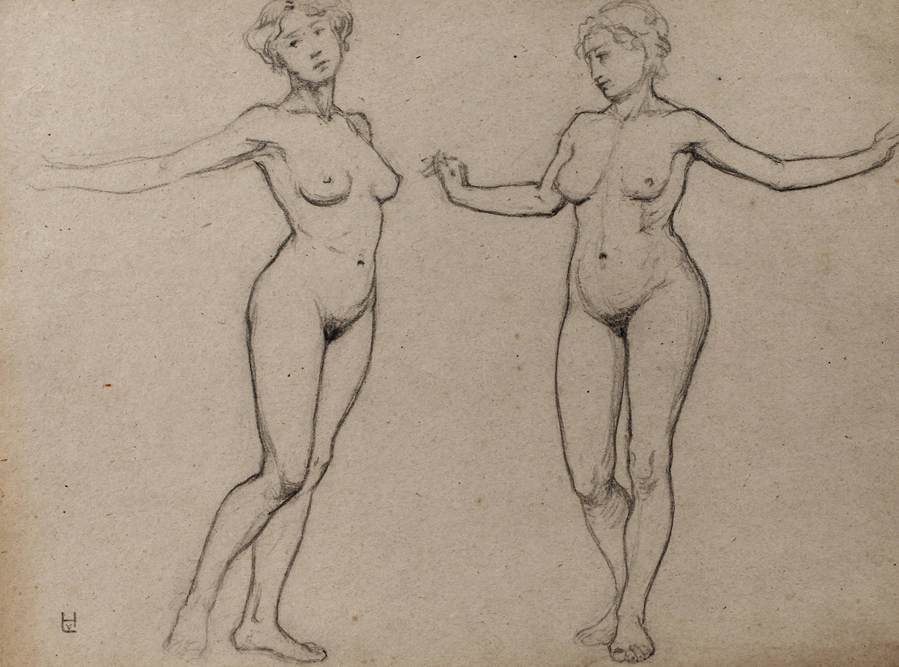 Prof. Ludwig von Hofmann, Damenakte