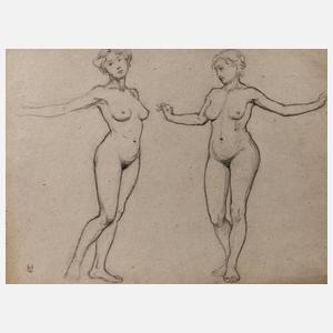 Prof. Ludwig von Hofmann, Damenakte