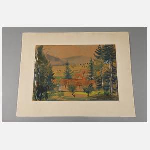 Prof. Ernst Huber, attr., Frühlingslandschaft