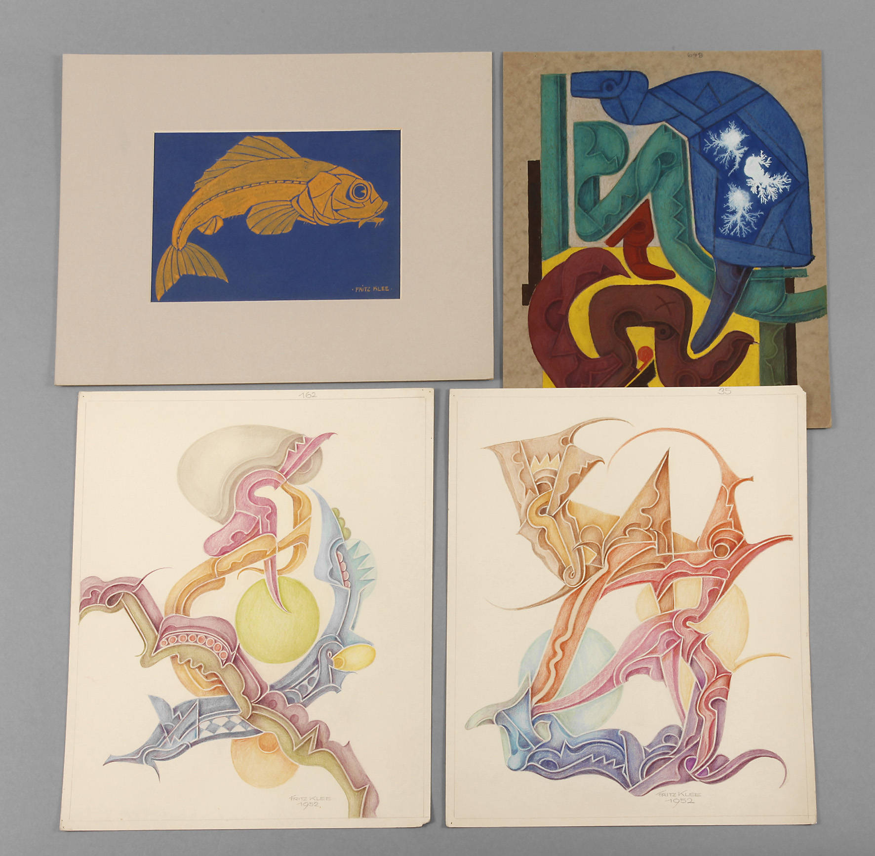 Prof. Fritz Klee, Sammlung Handzeichnungen