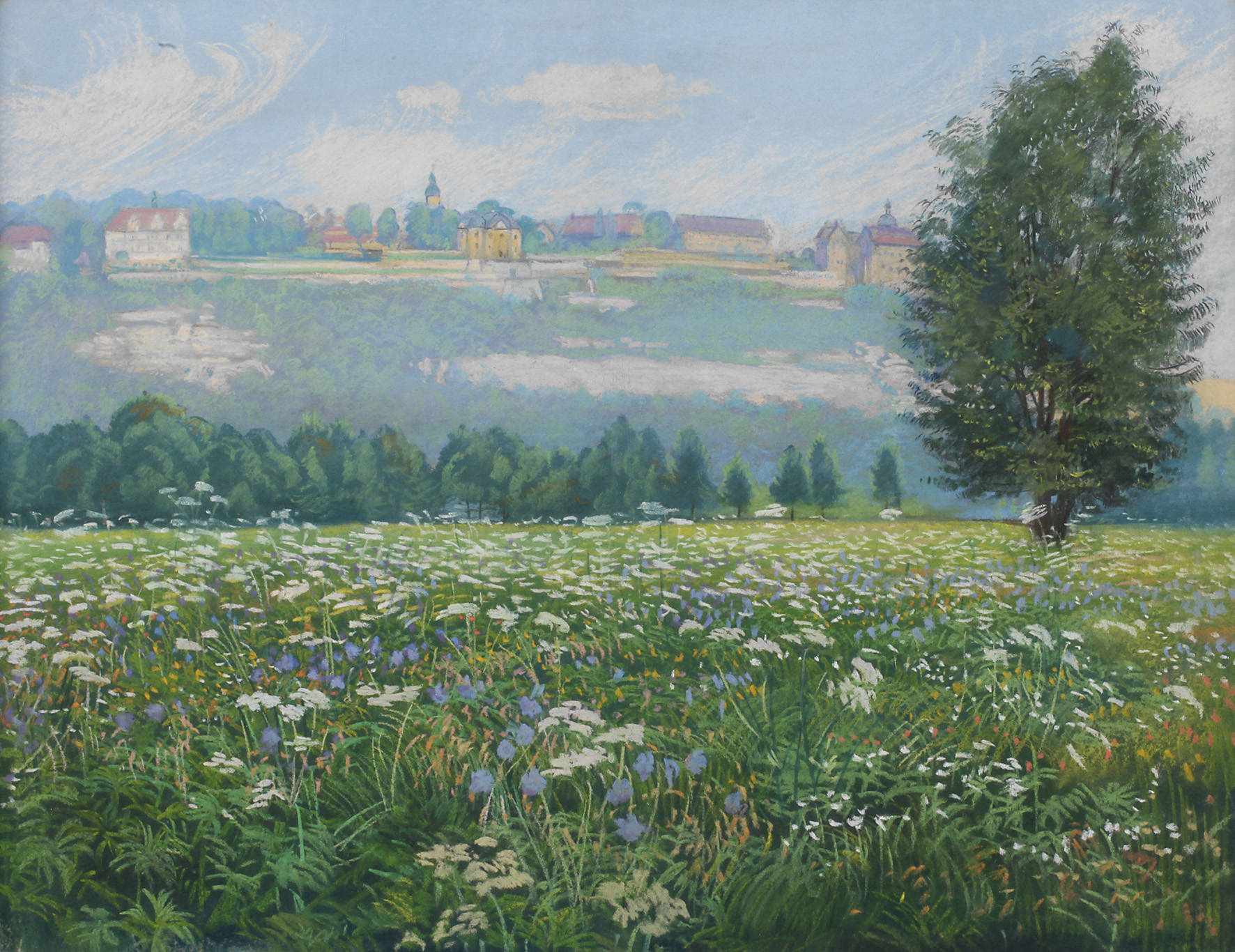 Georg Kötschau, Dornburger Schlösser im Sommer