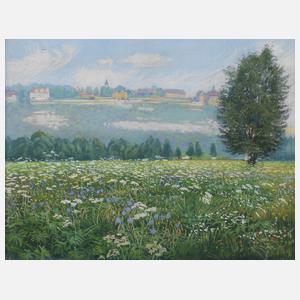 Georg Kötschau, Dornburger Schlösser im Sommer