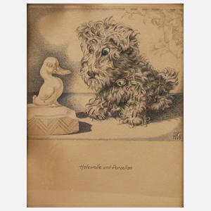 Willy Lucke, ”Holzwolle und Ente”