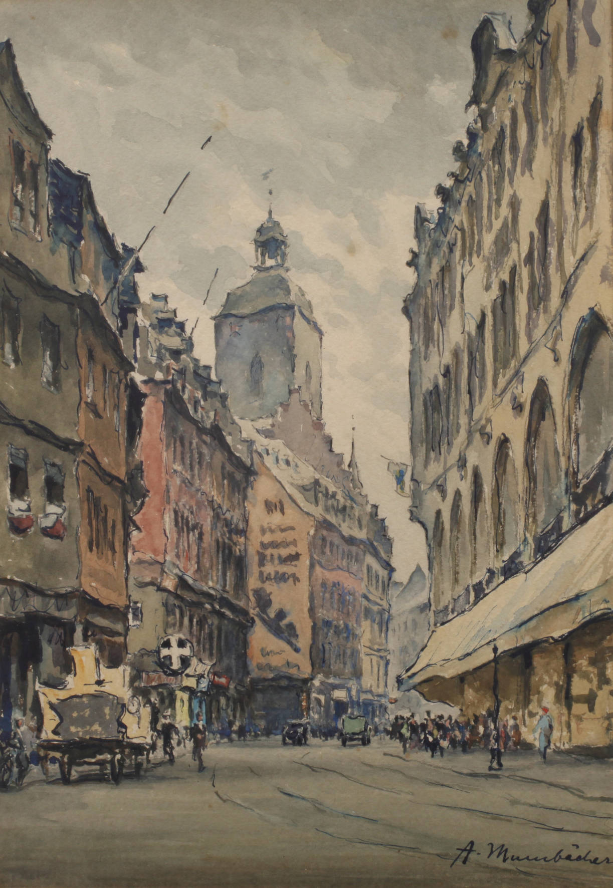 Alfred Mumbächer, Ansicht Mainz