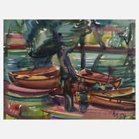 Hannes Schmucker, ”Boote am Chiemsee III”111