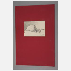 Prof. Otto Seitz, Liegender Akt