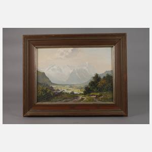 Paul Hans Wolff, ”Loisachtal mit Zugspitzgruppe”