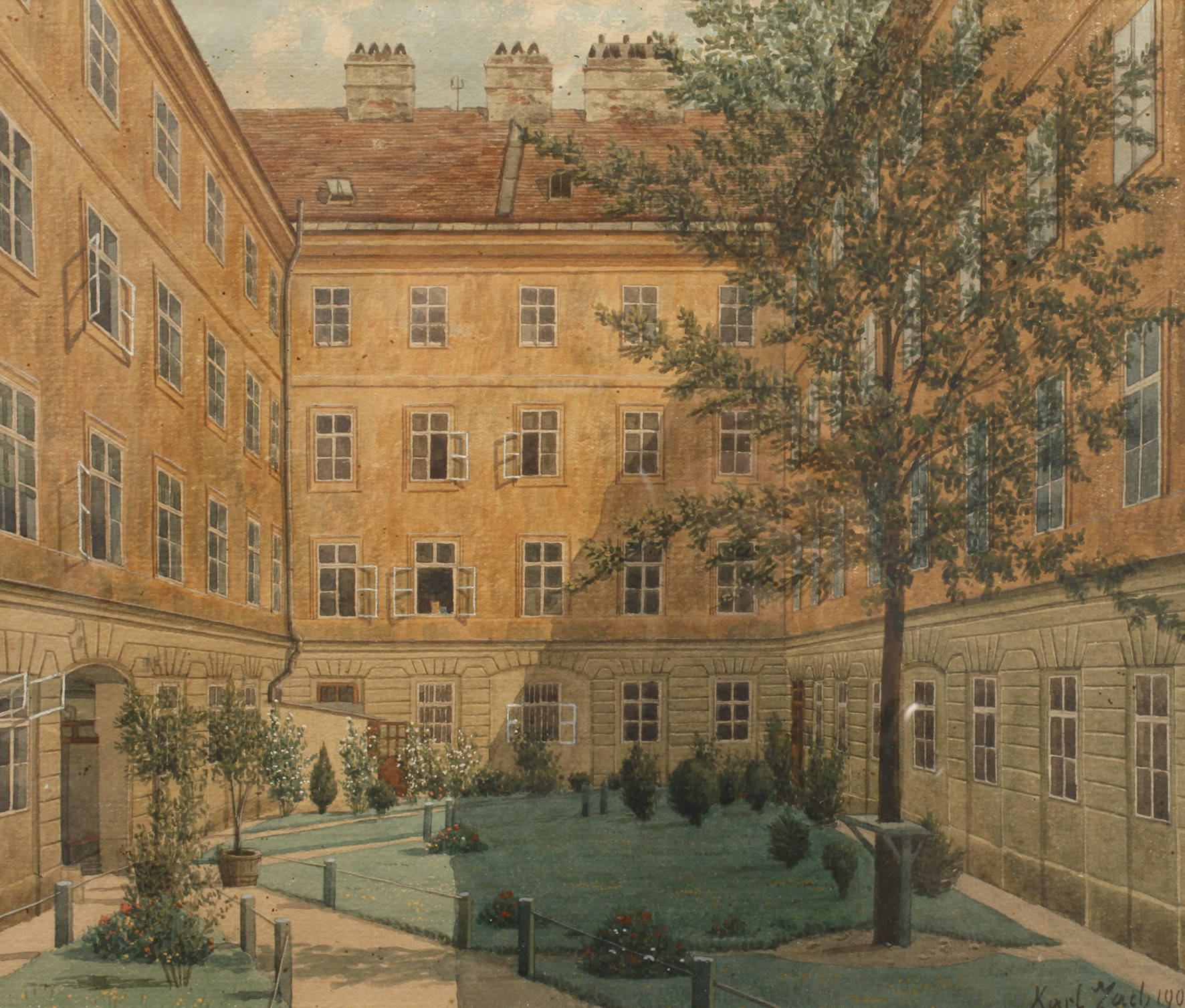 Karl Anton Zach, Witwen- und Waisensocietät in Wien