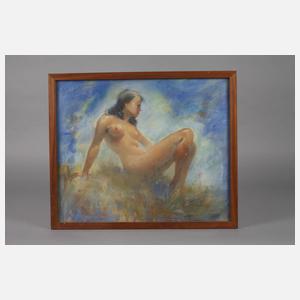 Frauenakt im Sonnenlicht