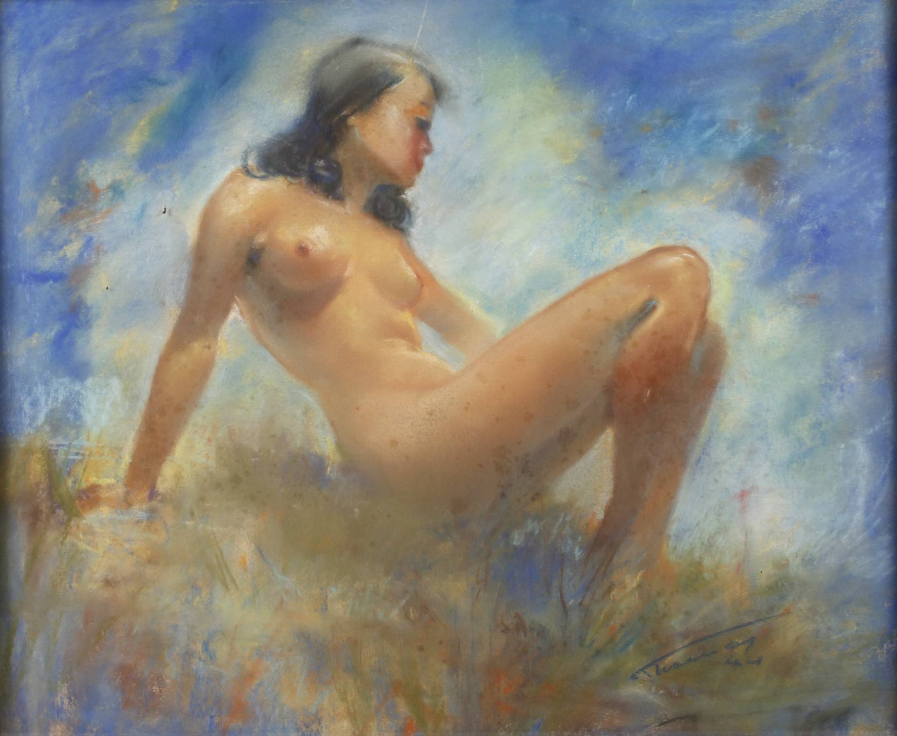 Frauenakt im Sonnenlicht