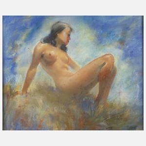 Frauenakt im Sonnenlicht