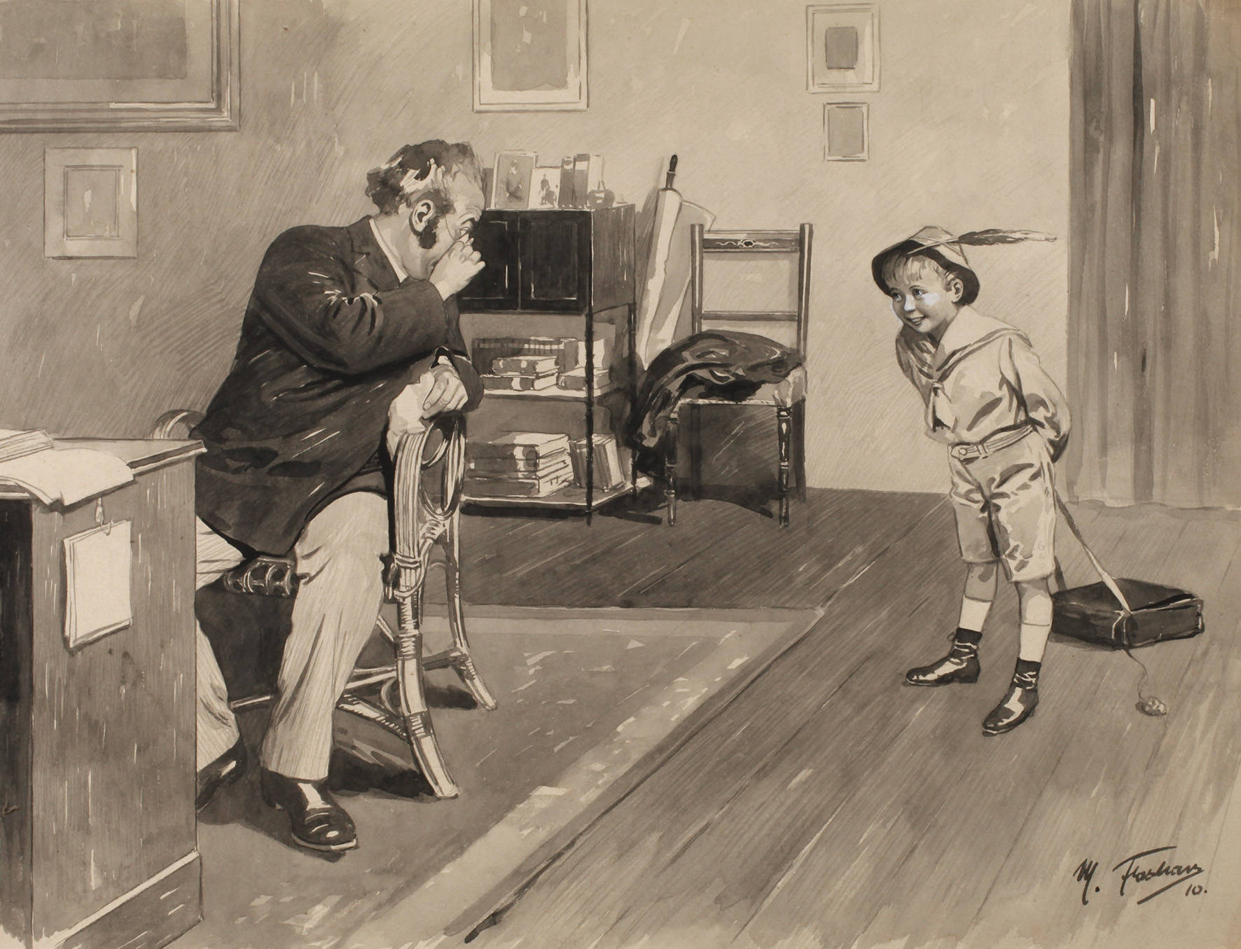 Max Flashar, Ja wer kommt denn da?