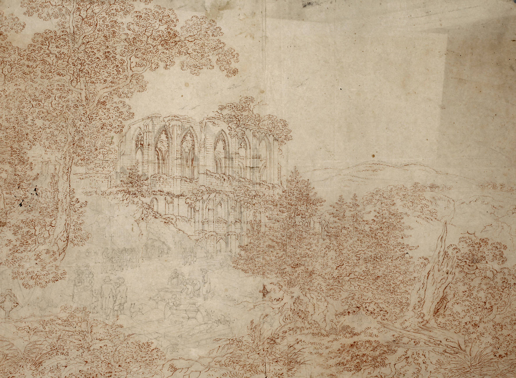 nach Adrian Zingg, Klosterruine Oybin