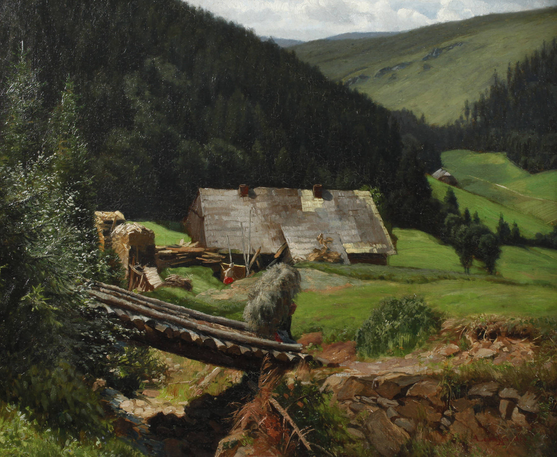 August Leonhardi, ”Aus dem Riesengebirge”