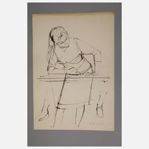 Rolf Andiel, Zeichnendes Mädchen