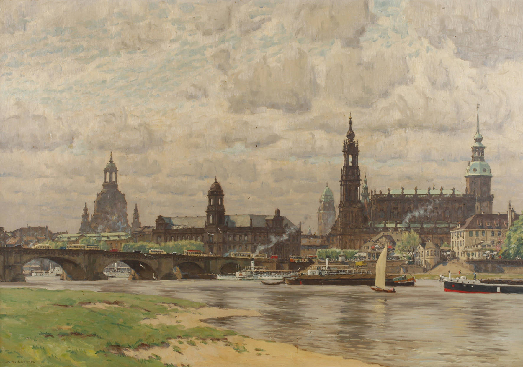 Prof. Fritz Beckert, Ansicht Dresden