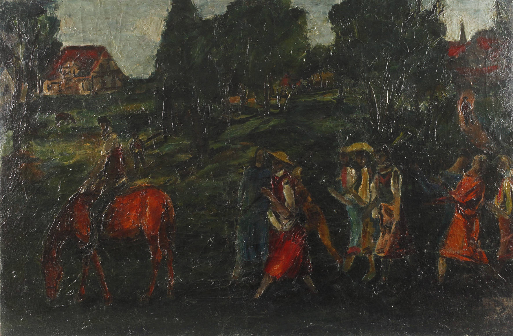 Alexander Bertelsson, attr., ”Erntezeit”