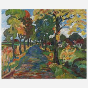 Fredo Bley, ”Landstraße im Herbst”