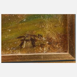 Albin Enders, Sommerliche Bachaue mit Kühen