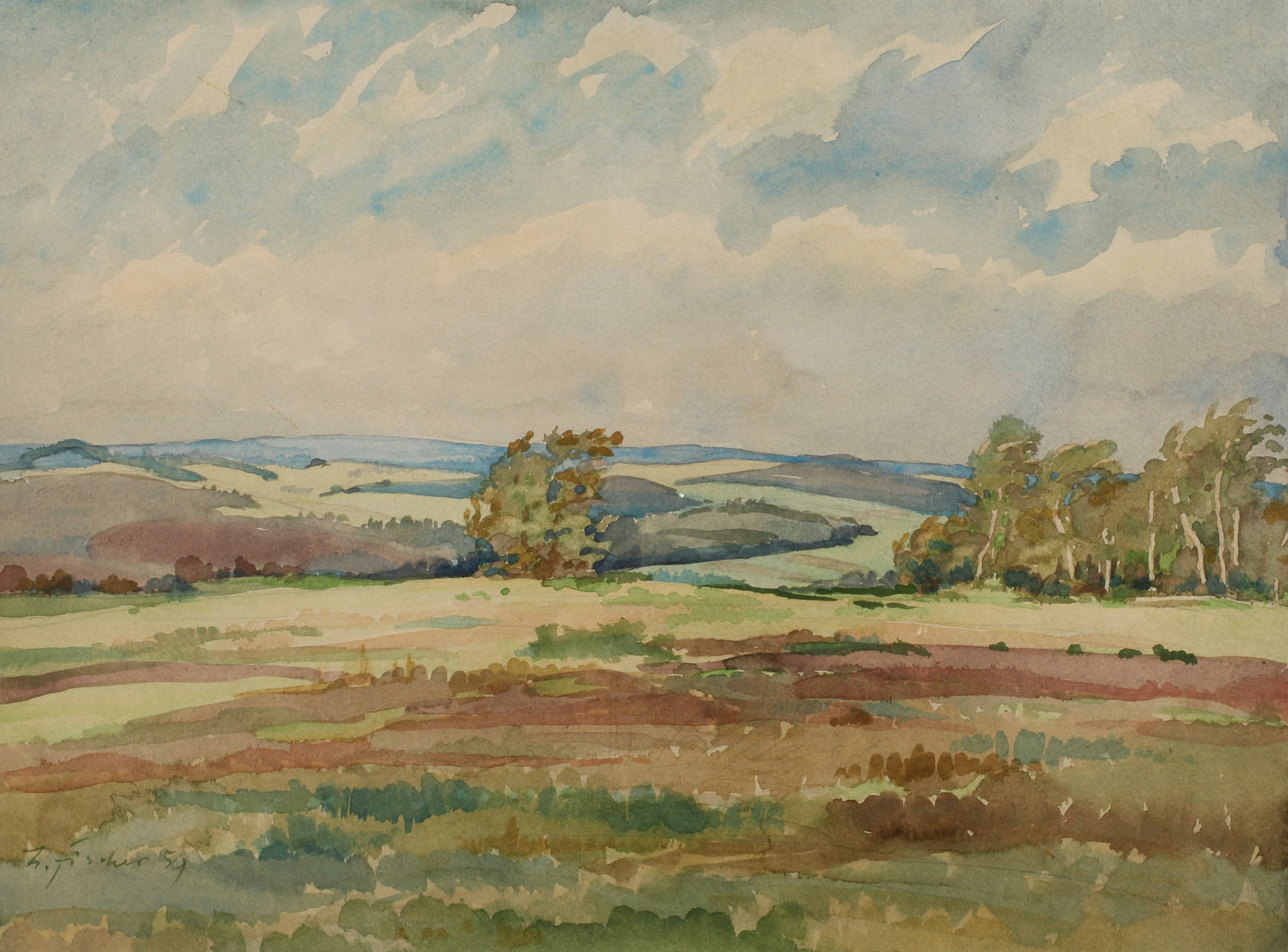 Liesel Fischer, Sommerliche Vogtlandlandschaft