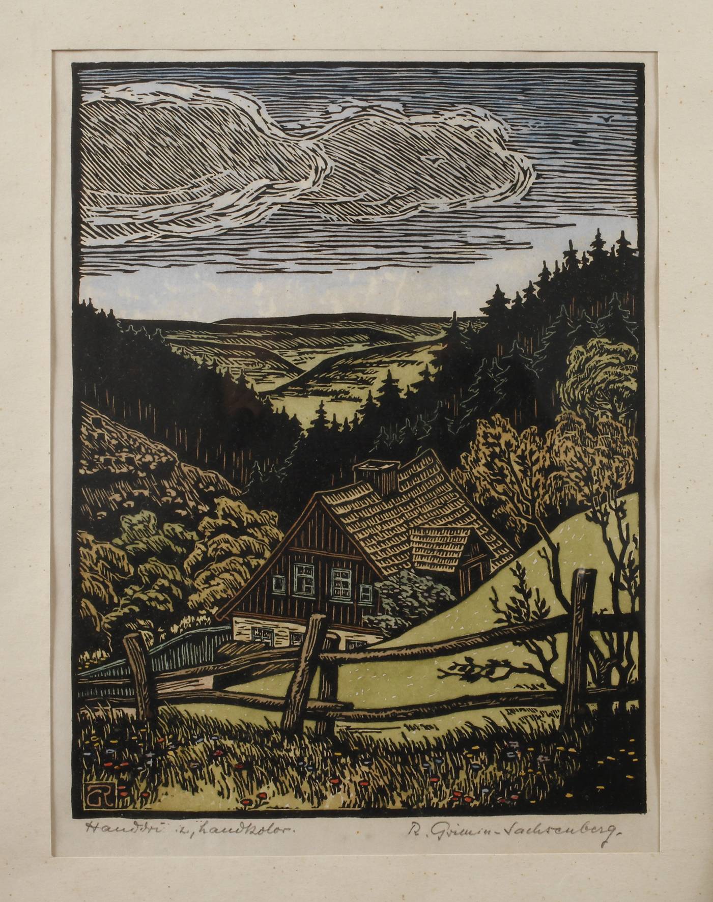 Richard Grimm-Sachsenberg, Im Vogtland