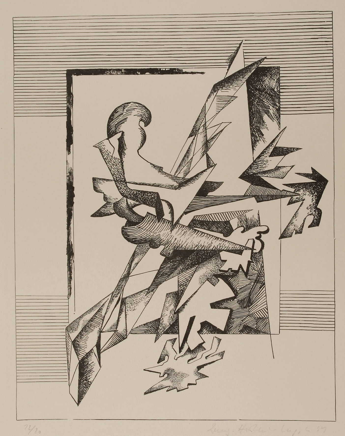 Prof. Irmgard Horlbeck-Kappler, Abstrakte Komposition