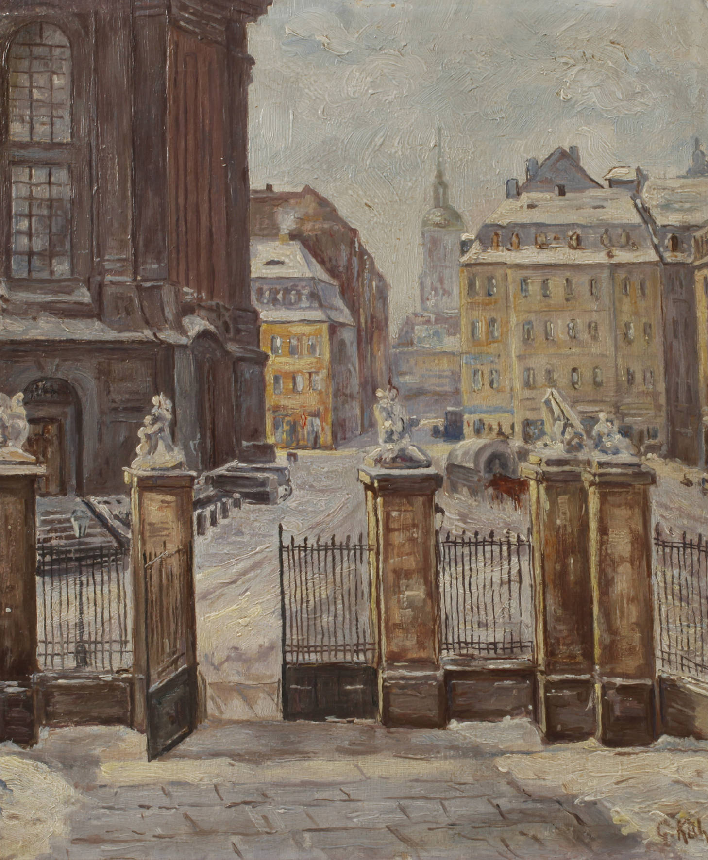 G. Kühn, Der Neumarkt in Dresden