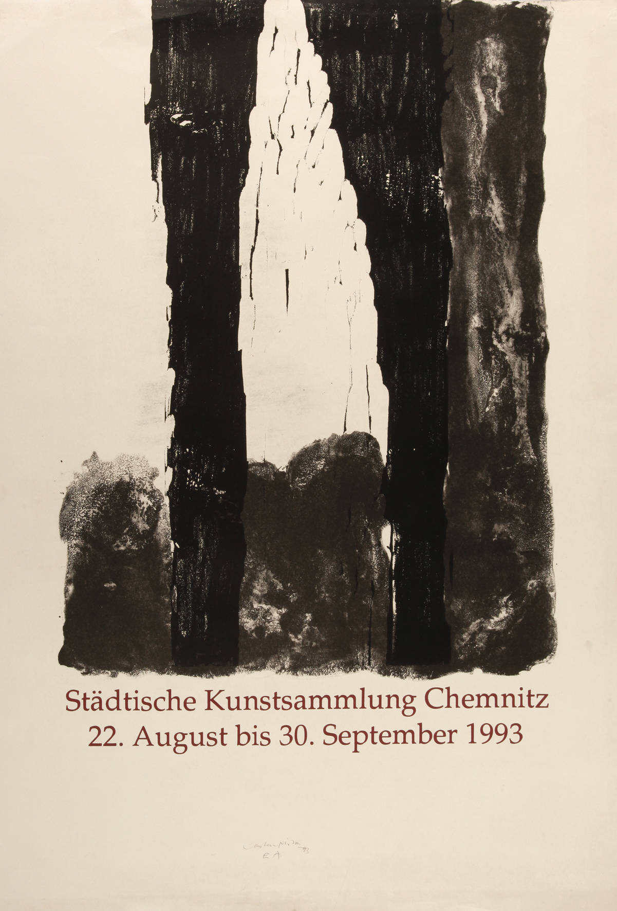 Prof. Carsten Nicolai, Originalgraphisches Plakat