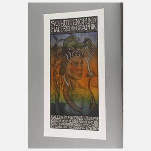 Siegfried Otto-Hüttengrund, Originalgraphisches Plakat