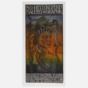 Siegfried Otto-Hüttengrund, Originalgraphisches Plakat