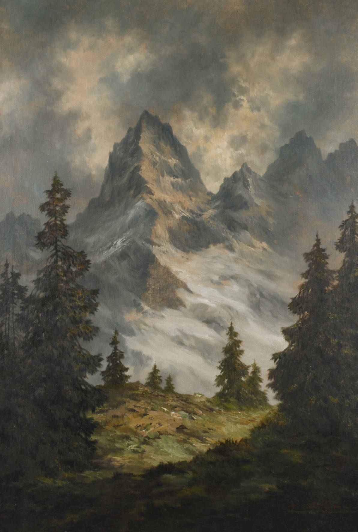 M. Rudolph, Hochgebirgslandschaft