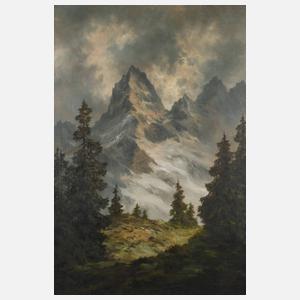 M. Rudolph, Hochgebirgslandschaft