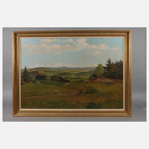 Richard Sachs, Blick zum Kuhberg bei Netzschkau