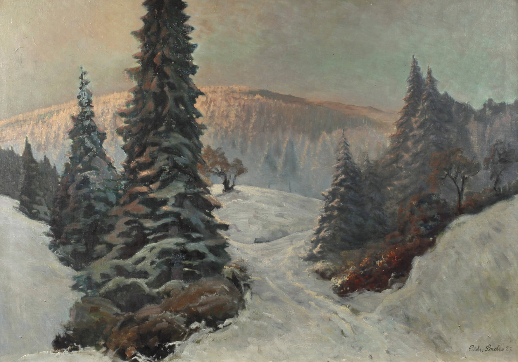 Richard Sachs, Winterlandschaft